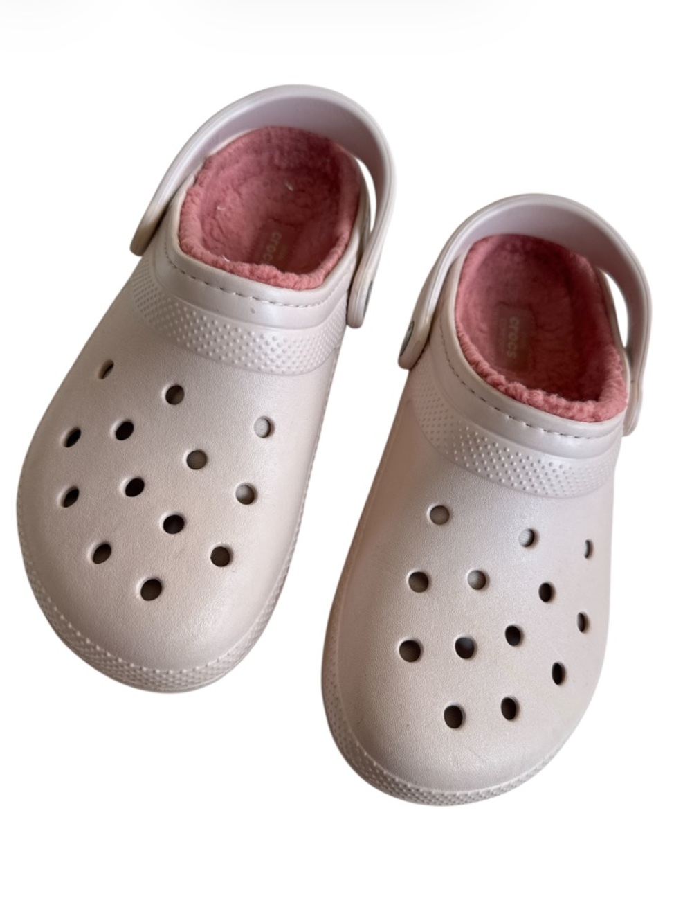 Crocs. CLASSIC LINED - Clogs Pink Women’s 9 - Picture 1 of 3